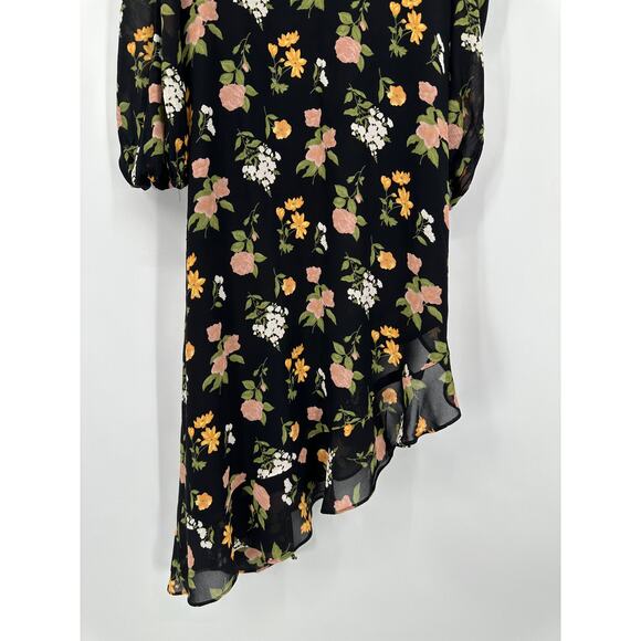 REFORMATION Breeze Midi Dress Floral Sweetheart Off The Shoulder Ruffle Sylvie - Picture 5 of 11